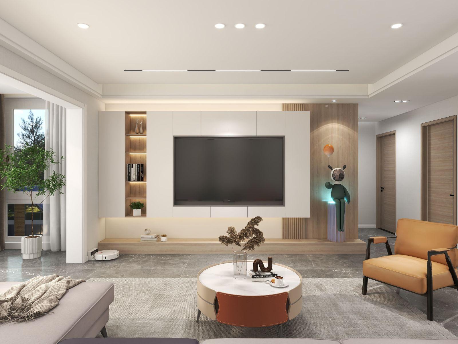 Decor phòng khách nhỏ đơn giản tạo cảm giác rộng rãi (nguồn: sưu tầm)