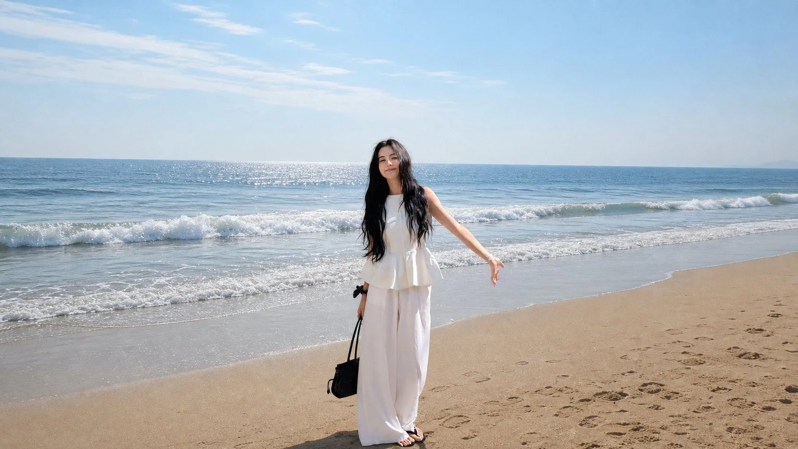 Outfit tông trắng, xanh nhạt, vàng nhạt hoặc đất sáng nổi bật ở Đà Nẵng