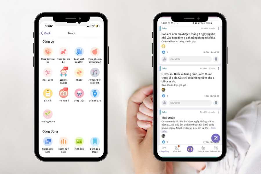 App Bé Yêu hỗ trợ mẹ theo dõi trẻ sơ sinh