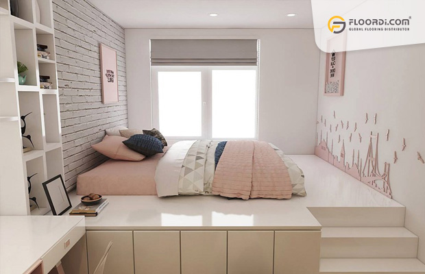 Tận dụng triệt để các góc tường