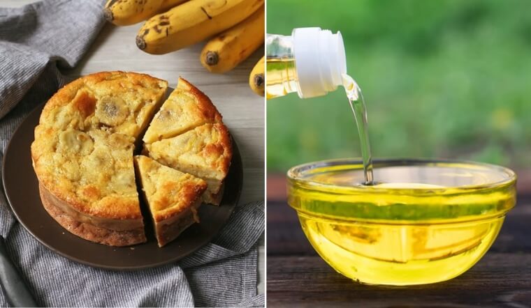 Các loại dầu ăn khác nhau trên bàn bếp