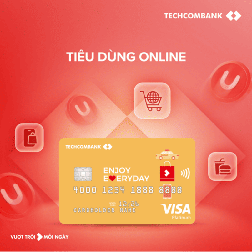 Thẻ tín dụng Techcombank Everyday