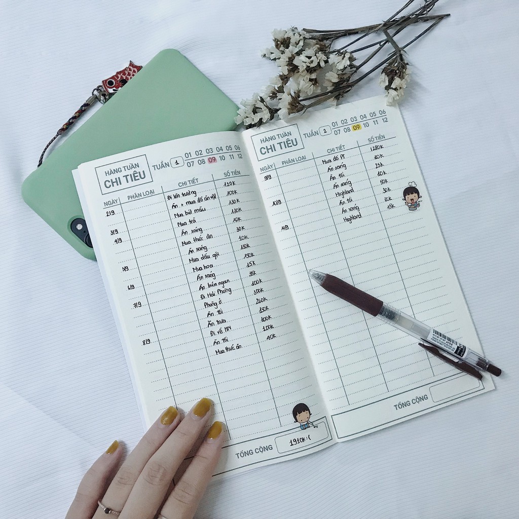 Ghi chép chi tiêu gia đình