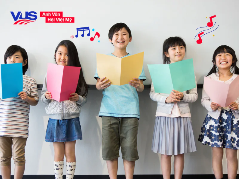 Học tiếng Anh vỡ lòng qua vận động và âm nhạc