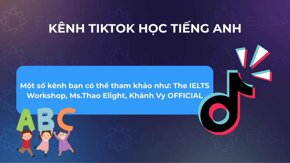 Một số kênh TikTok học tiếng Anh miễn phí hay cho người mới bắt đầu