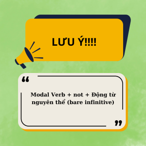 Cấu trúc modal verbs trong tiếng Anh