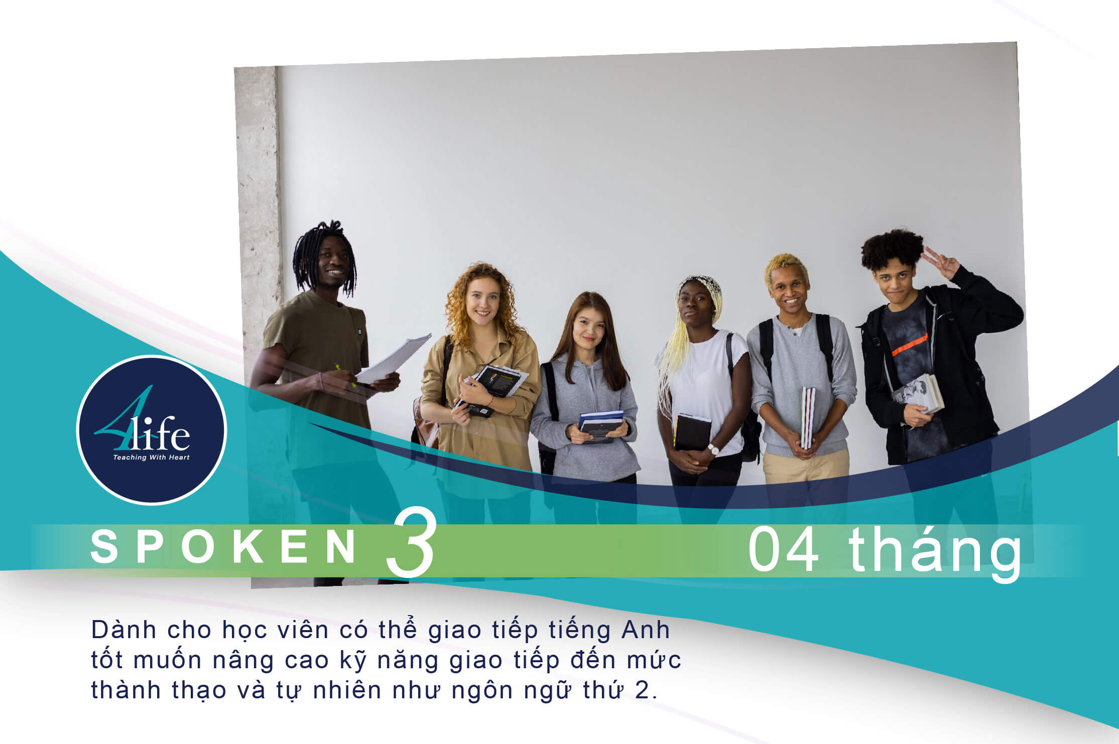 Khóa học tiếng Anh giao tiếp 4Life SPOKEN 3
