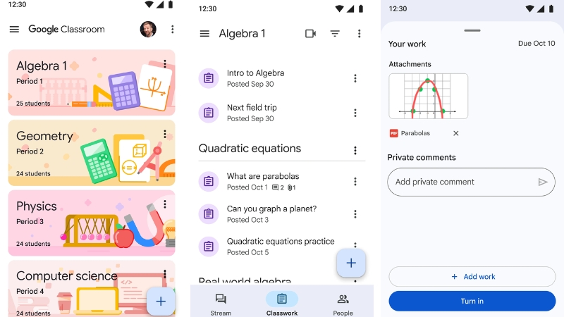 Kết nối lớp học với Google Classroom
