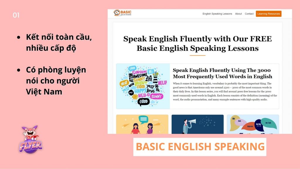 web luyện speaking miễn phí