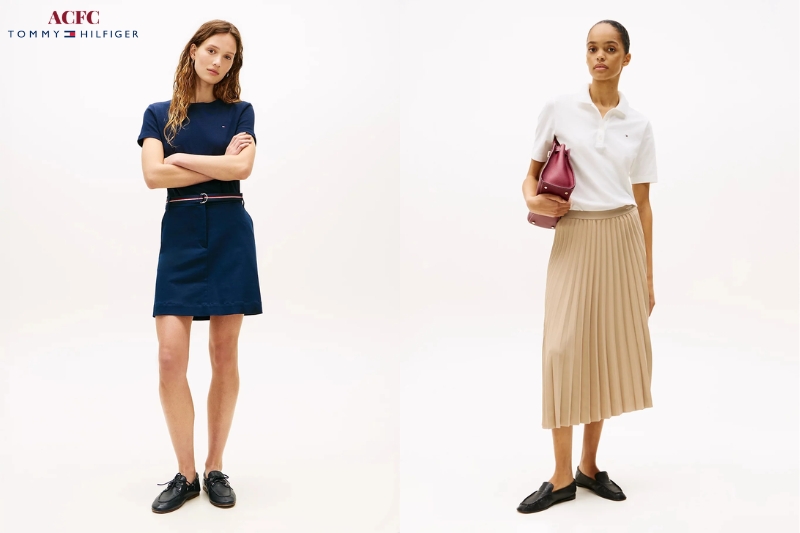 Chân Váy Tommy Hilfiger: Bản Phối Năng Động Và Nữ Tính Chuẩn Preppy Mỹ