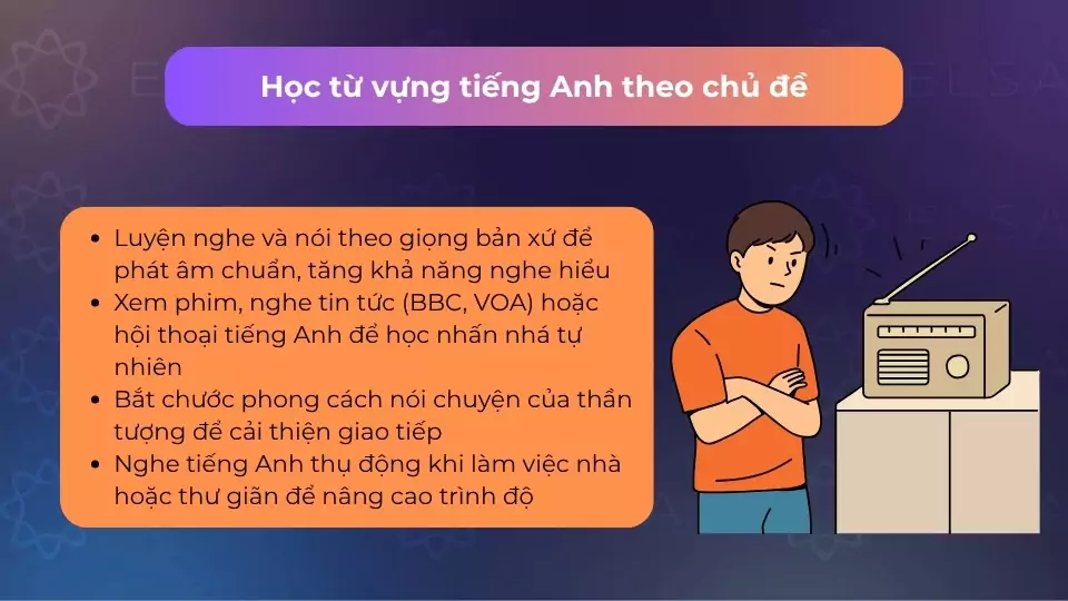 Học từ vựng theo chủ đề