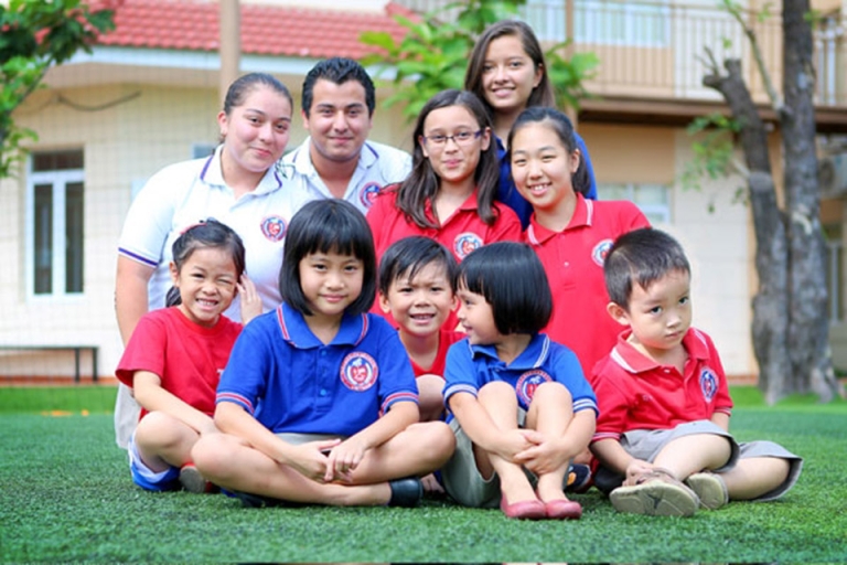 Khuôn viên năng động tại The American School TAS