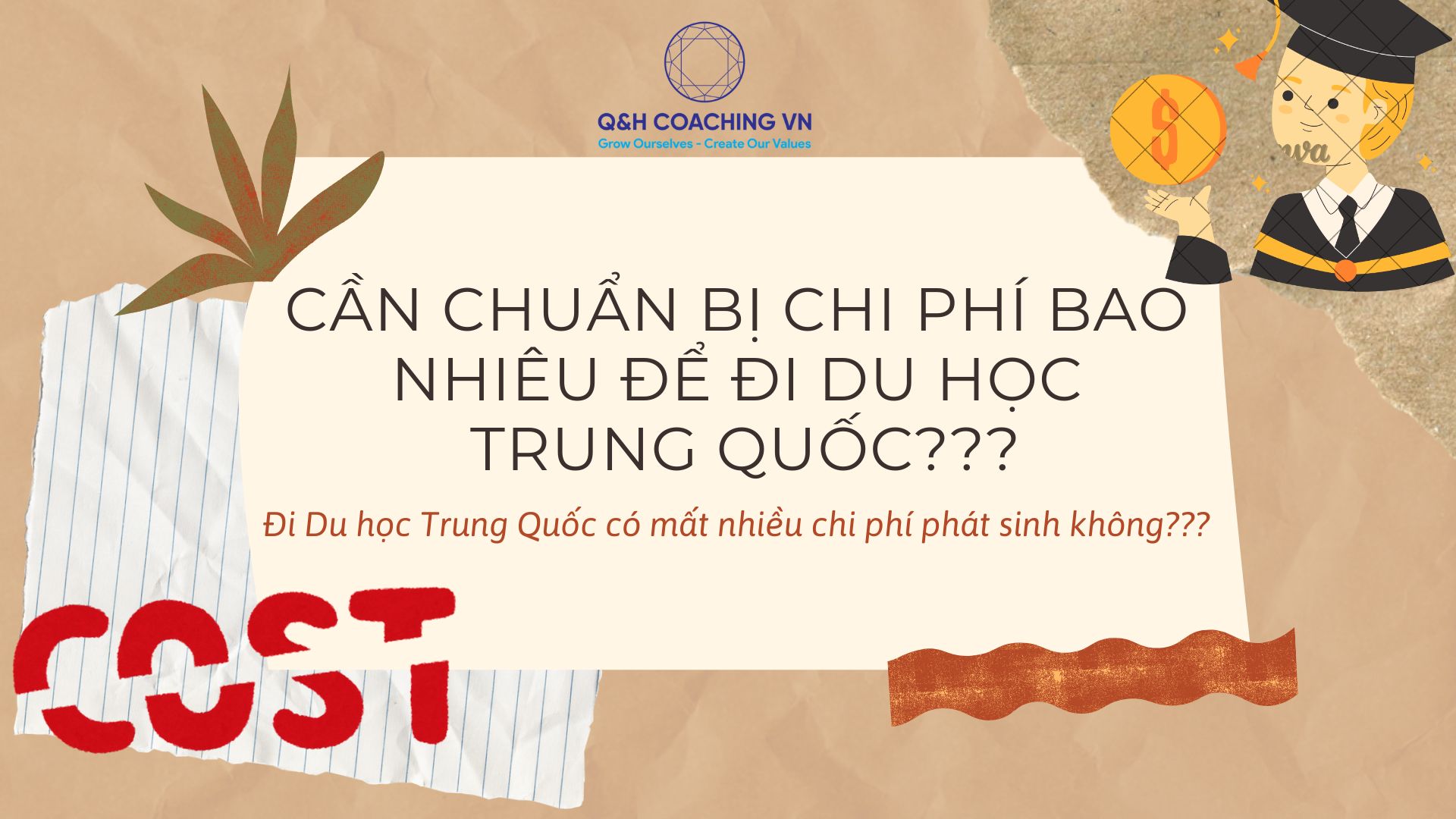 Các khoản chi phí du học