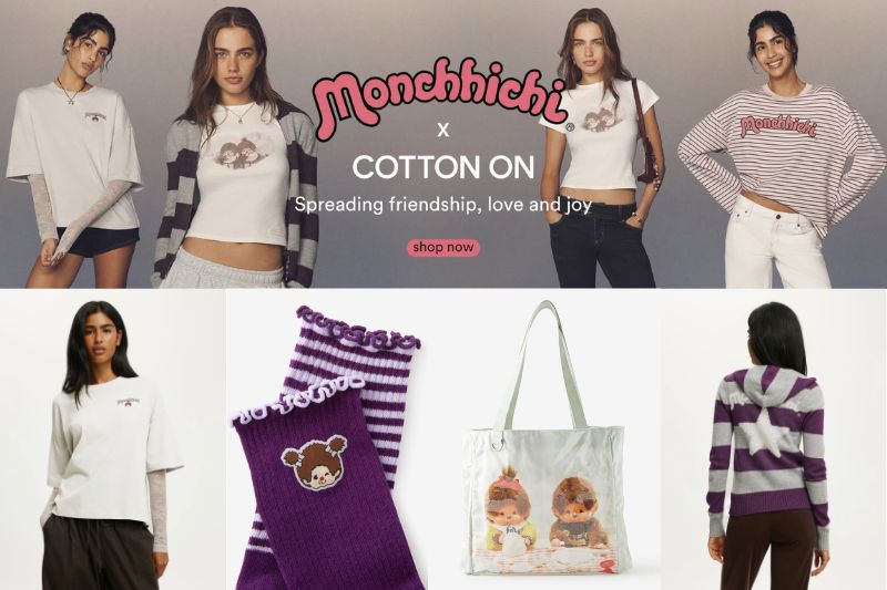 Cotton On x Monchhichi: Cuộc gặp gỡ giữa ký ức tuổi thơ và thời trang đương đại