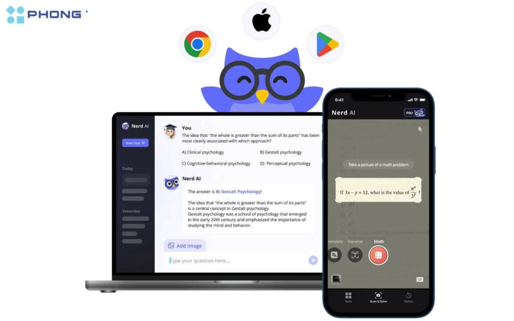 Nerd AI trợ lý học tập đa năng