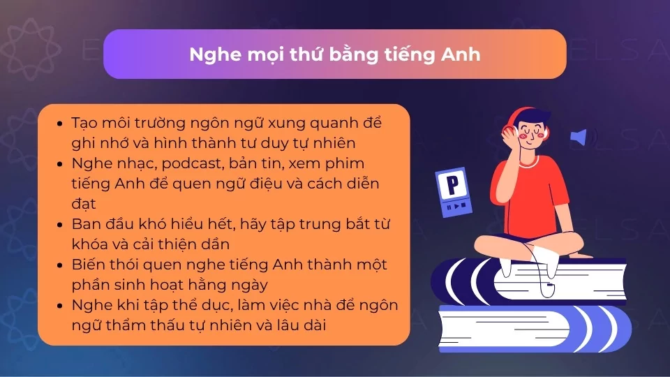 Nghe tiếng Anh thụ động