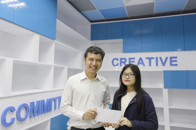 Học viên và giảng viên tại trung tâm Anh ngữ IPP IELTS