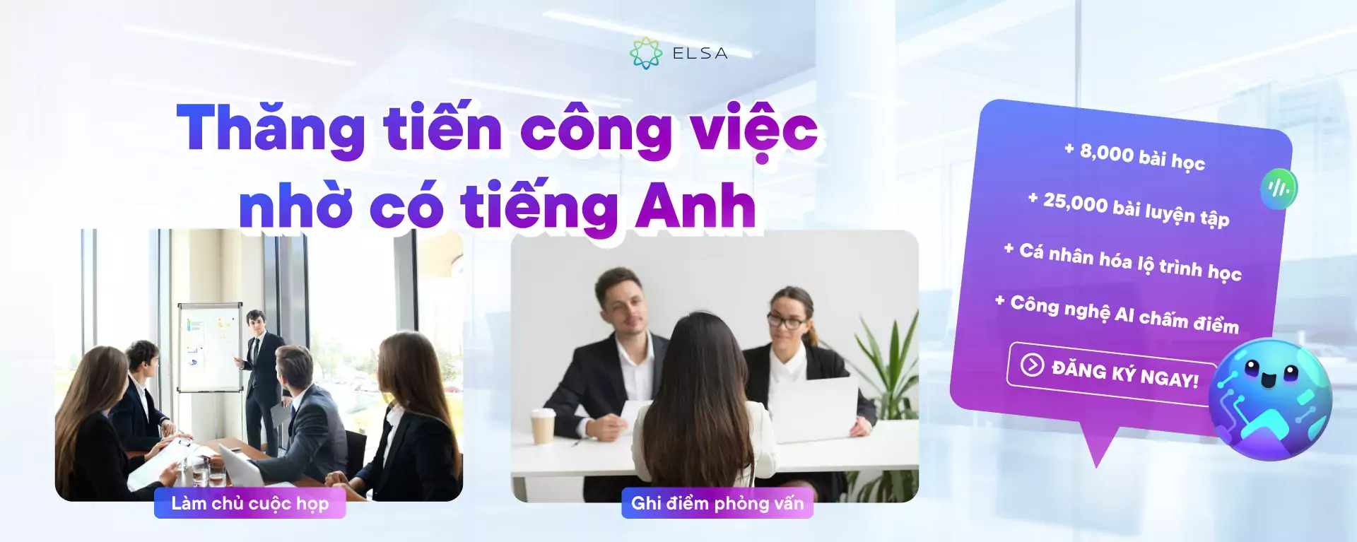 Học tiếng Anh cho công việc