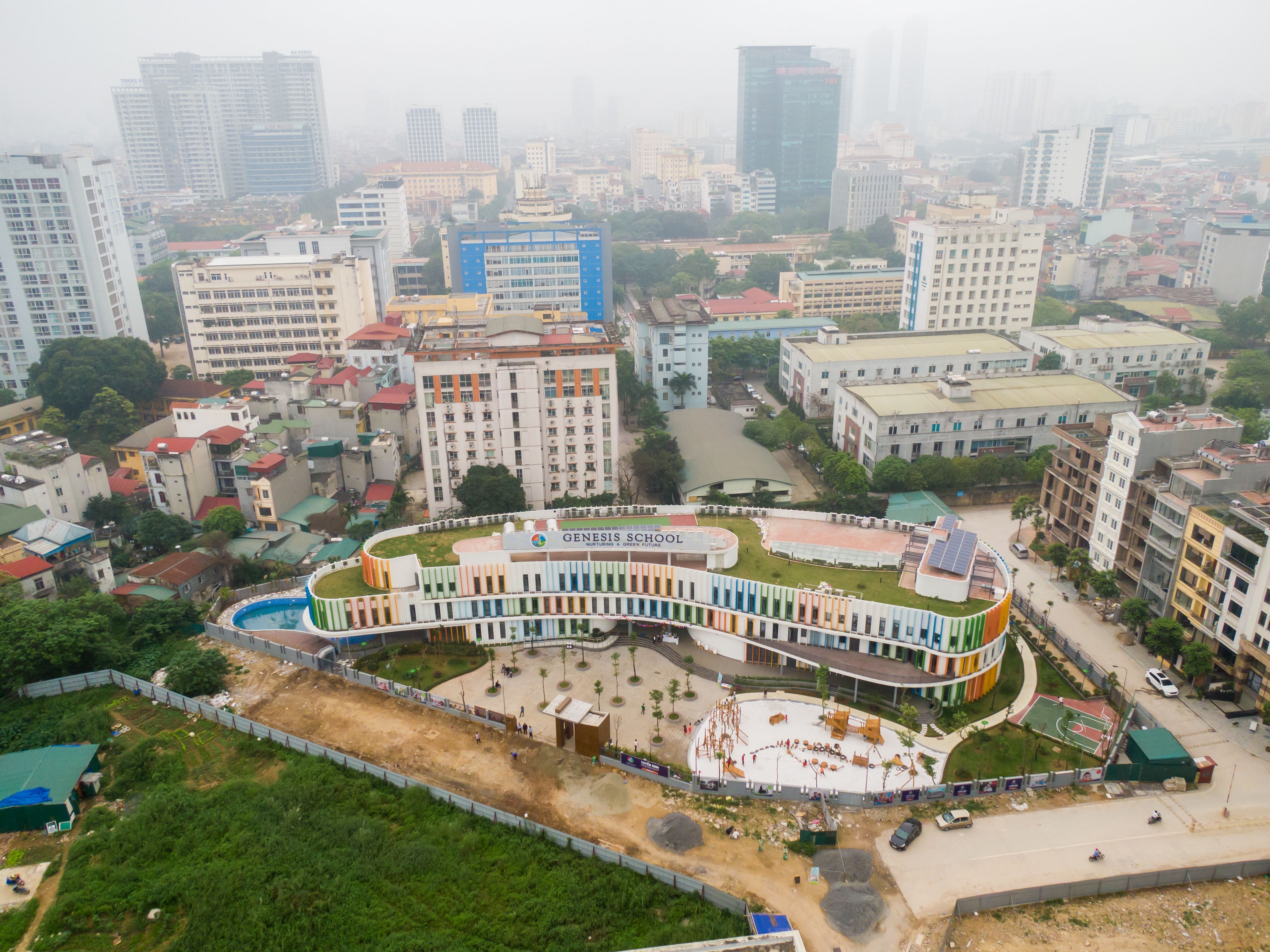 Cơ sở Sunrise Language School tại khu đô thị Sài Đồng, Hà Nội