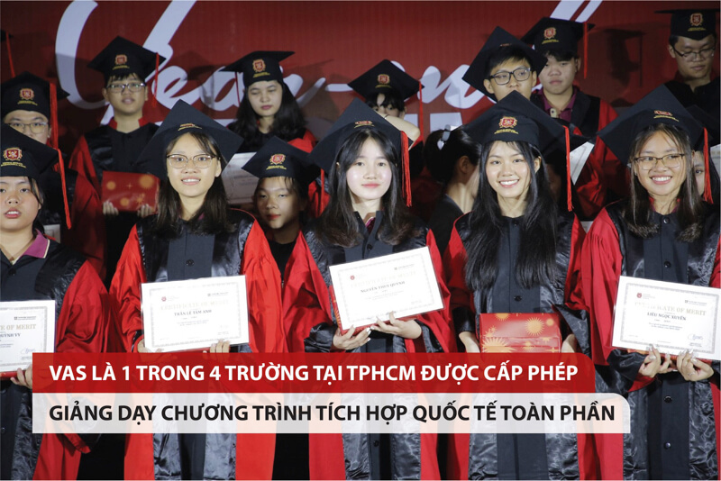 Bằng cấp của VAS được nhiều trường đại học trên toàn thế giới công nhận