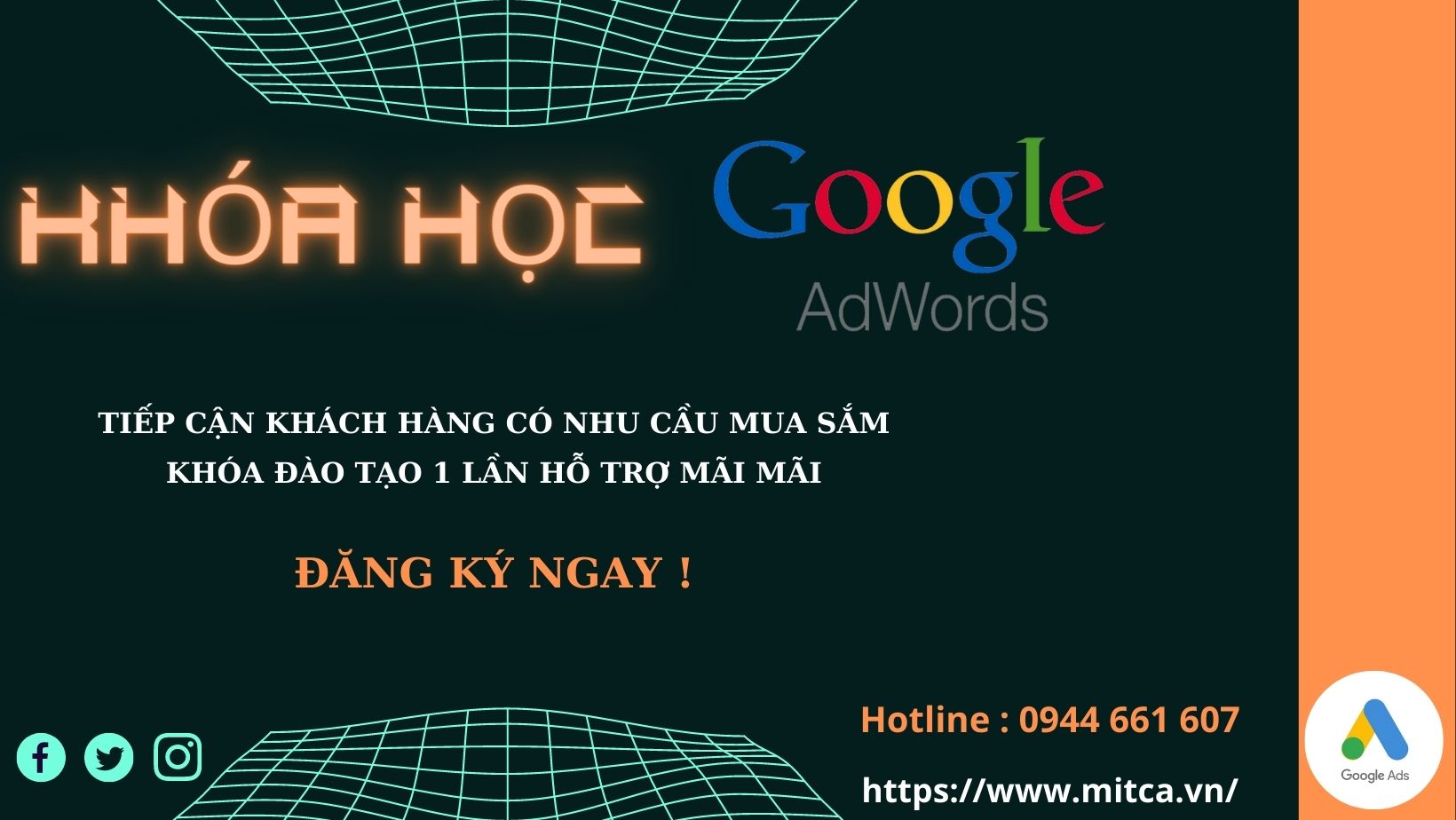 Mô tả chiến dịch quảng cáo Google Ads cho giáo dục