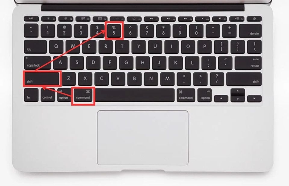 Quay màn hình trên MacBook bằng Screenshot toolbar