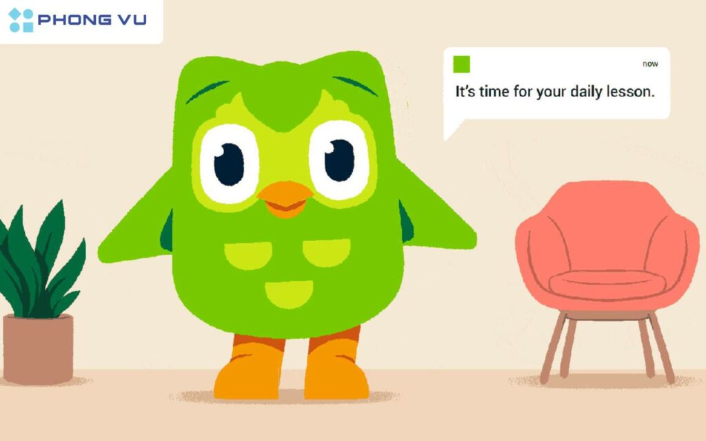Ứng dụng AI Duolingo