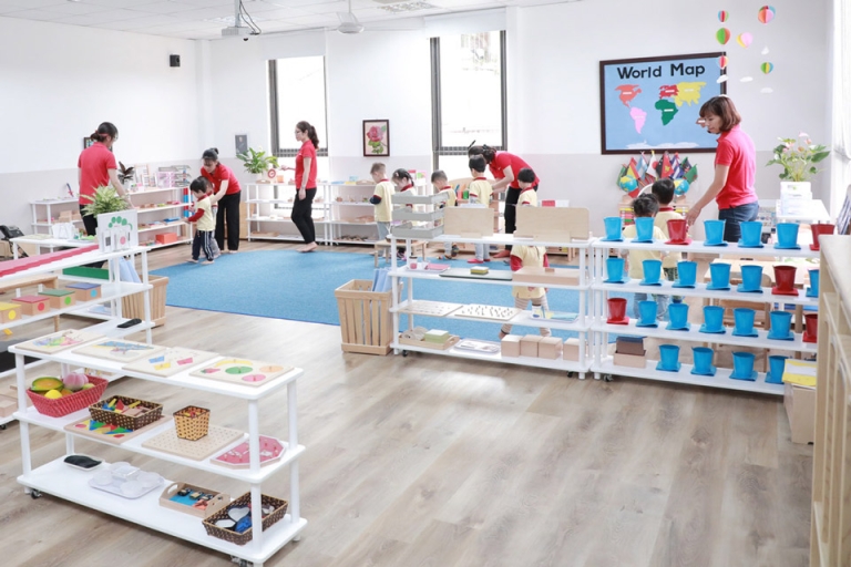 Tìm hiểu về trường Sakura Montessori qua thực đơn và dinh dưỡng