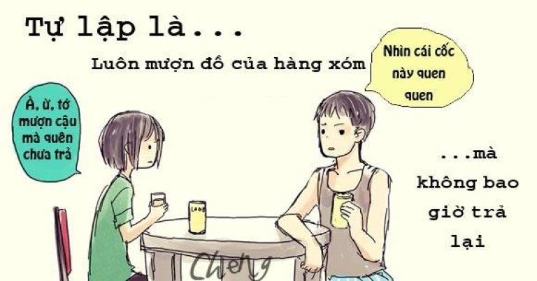 đồ đạc bị mượn nhầm ở dãy trọ