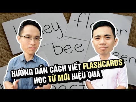 Thẻ flashcards tiếng Anh