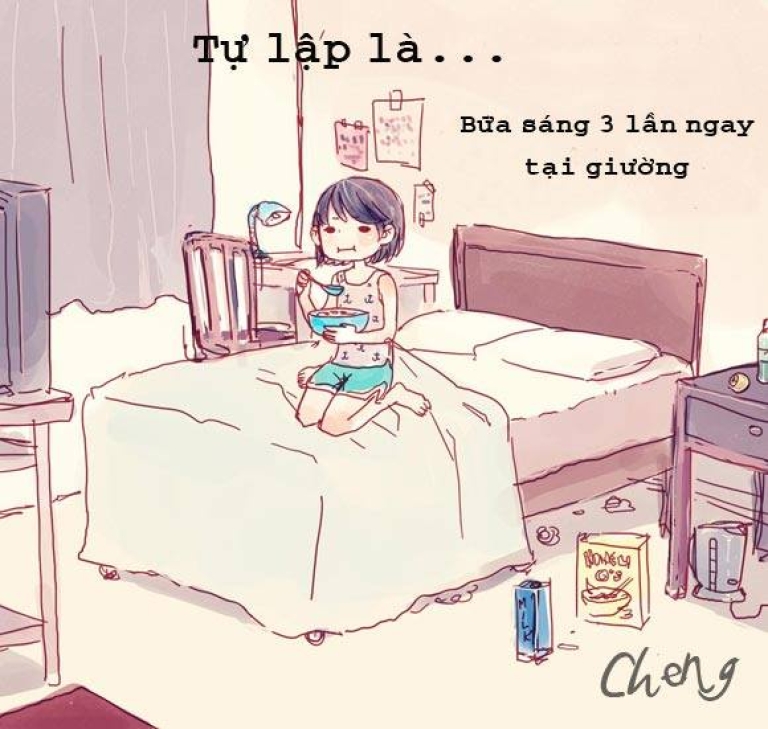 giờ giấc sinh hoạt thất thường của sinh viên