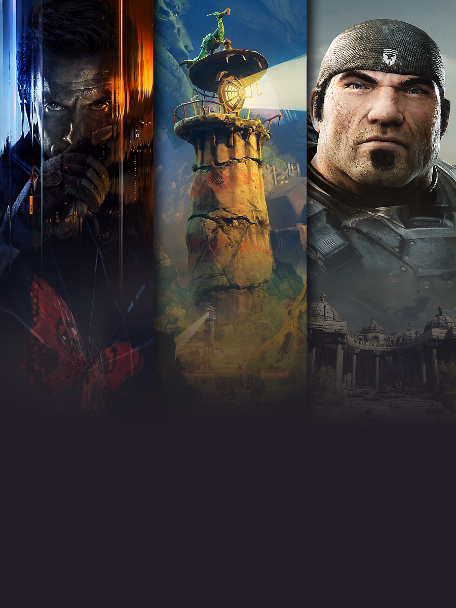 Giao diện các tựa game nổi bật có sẵn trên thư viện Xbox Game Pass