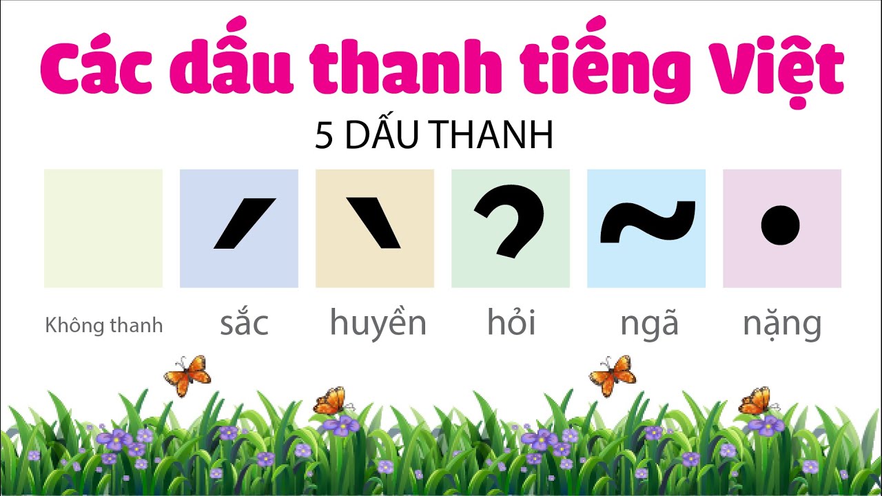 Các dấu thanh trong tiếng Việt