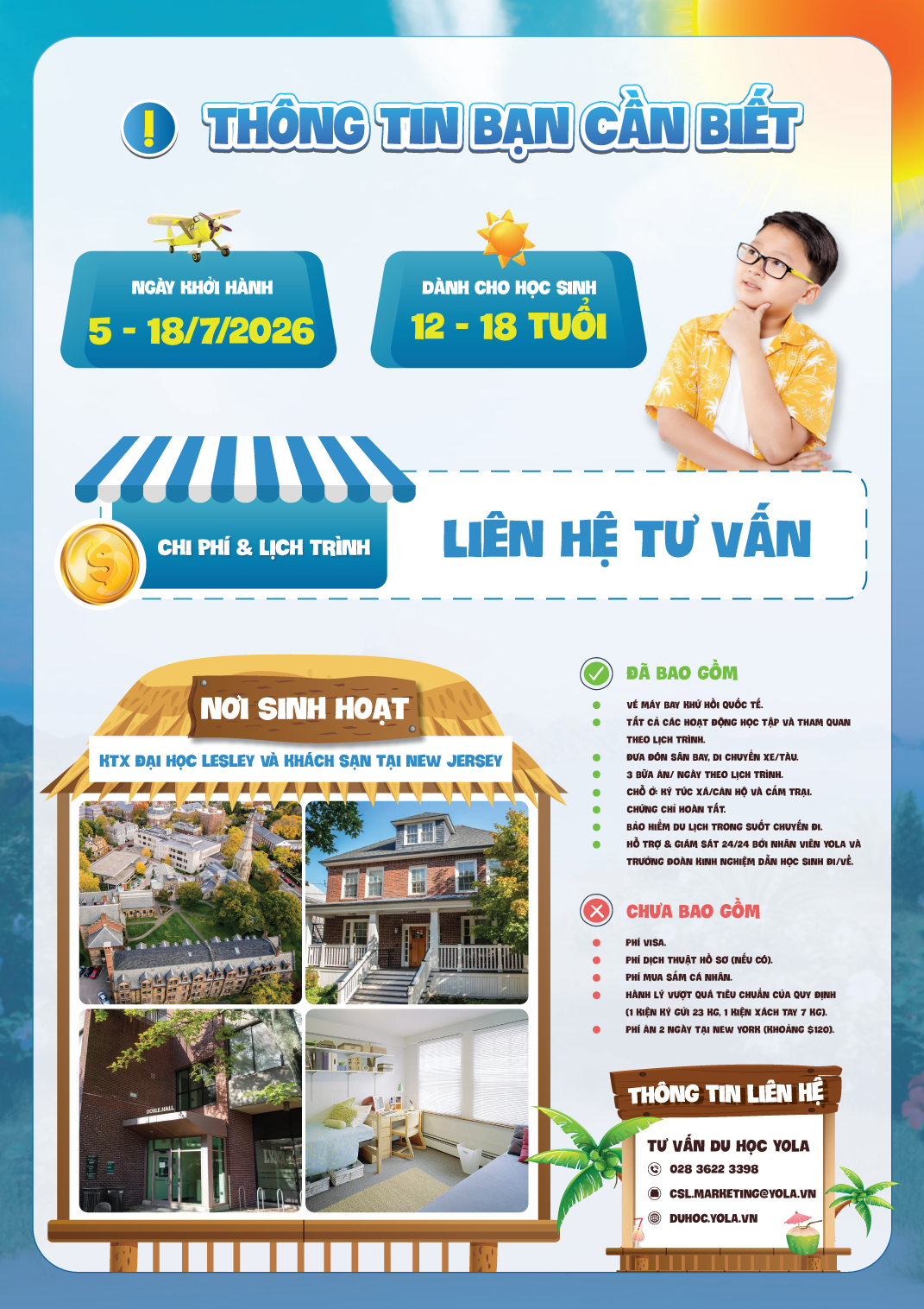 Du học hè Mỹ tạo môi trường thực hành tự lập cho học sinh