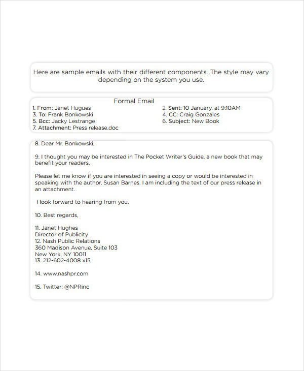 Mẫu email phản hồi trang trọng