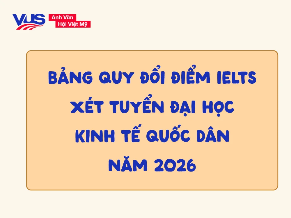 Cập nhật bảng hệ thống quy định chi tiết cách NEU quy đổi điểm IELTS sang thang điểm 10 xét tuyển năm nay.
