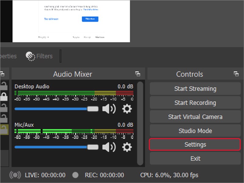 Quay màn hình máy tính bằng OBS Studio