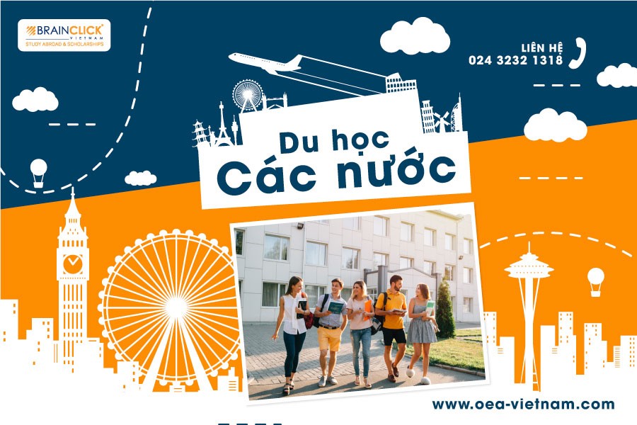 Các nhóm nước du học phổ biến