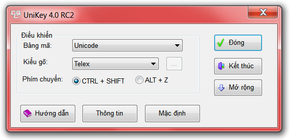 bộ gõ tiếng việt unikey