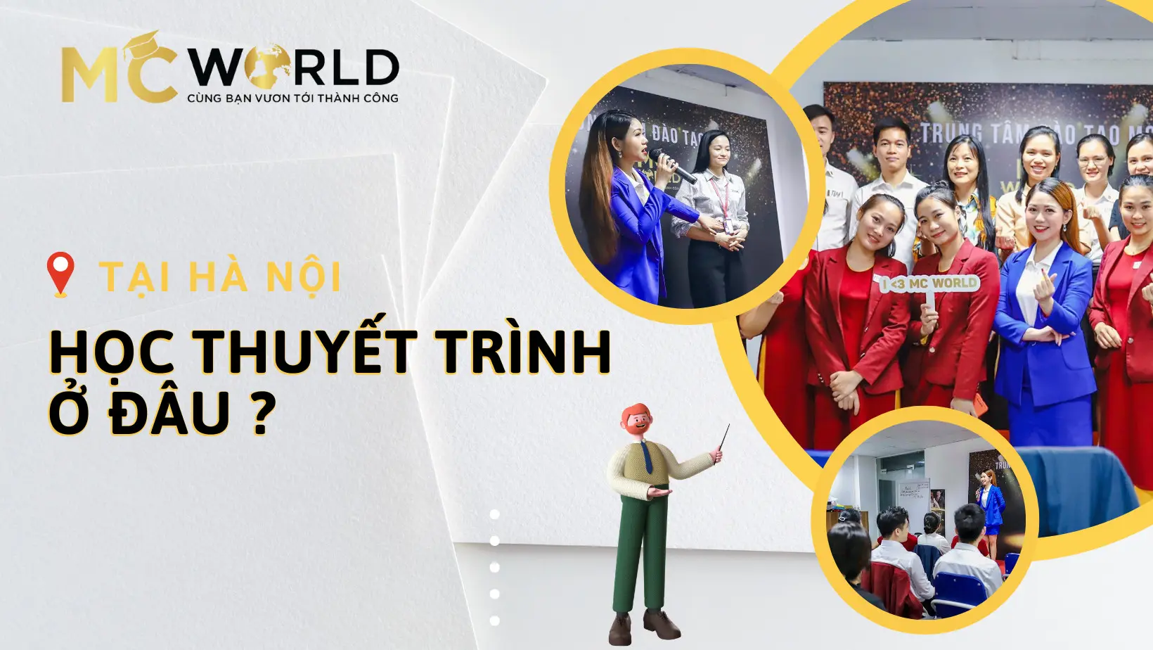Học sinh thuyết trình trong lớp