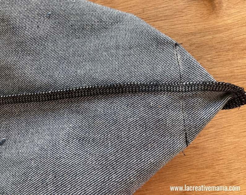 May túi tote với đáy phẳng