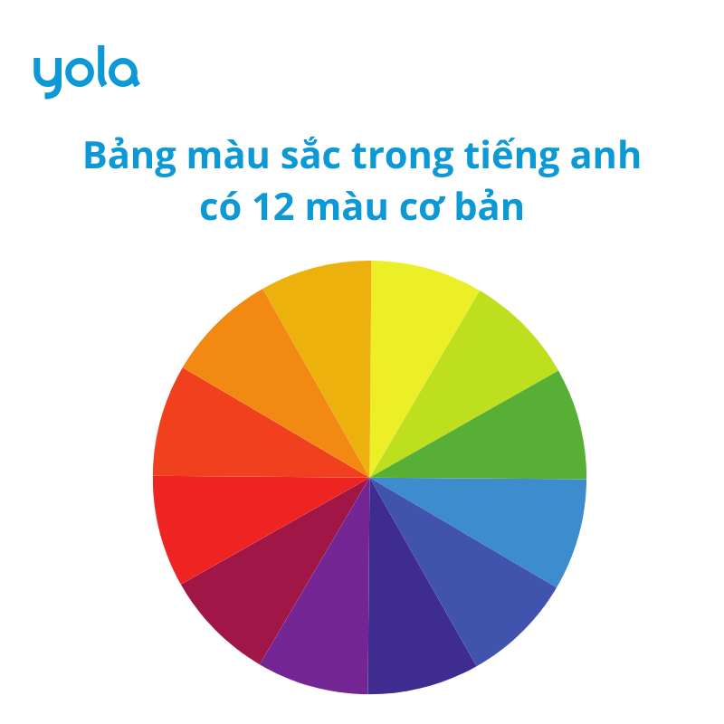 Bảng màu sắc trong tiếng Anh đầy đủ