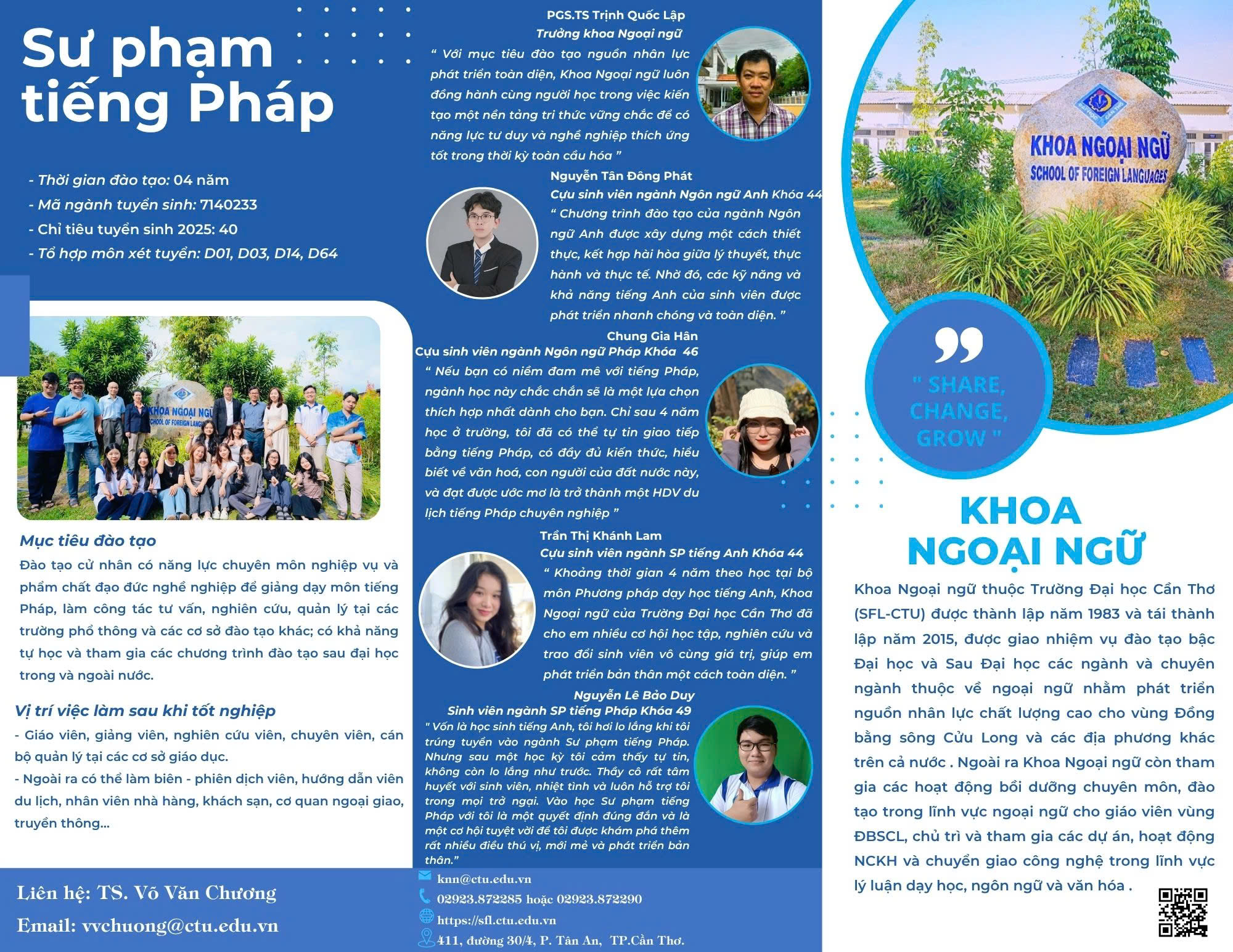 Lựa chọn nghề nghiệp trong lĩnh vực sư phạm tiếng Anh