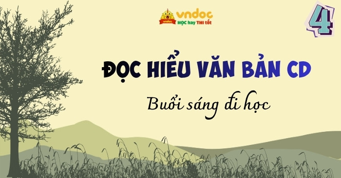 Buổi sáng đến trường