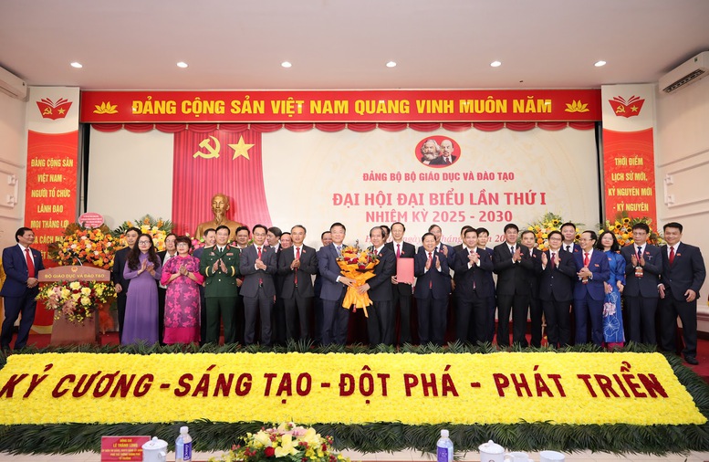 Ban Chấp hành Đảng ủy Bộ GD&ĐT khóa I, nhiệm kỳ 2025–2030