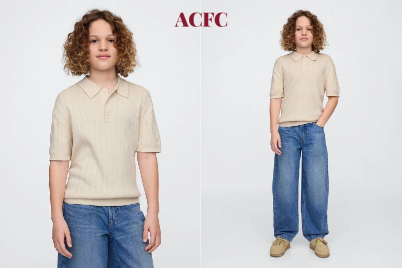 Áo Polo Trẻ Em: Gợi Ý Phối Đồ Theo Từng Dịp Mặc Của Bé
