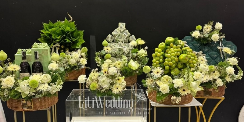 Tráp cưới phong cách hiện đại