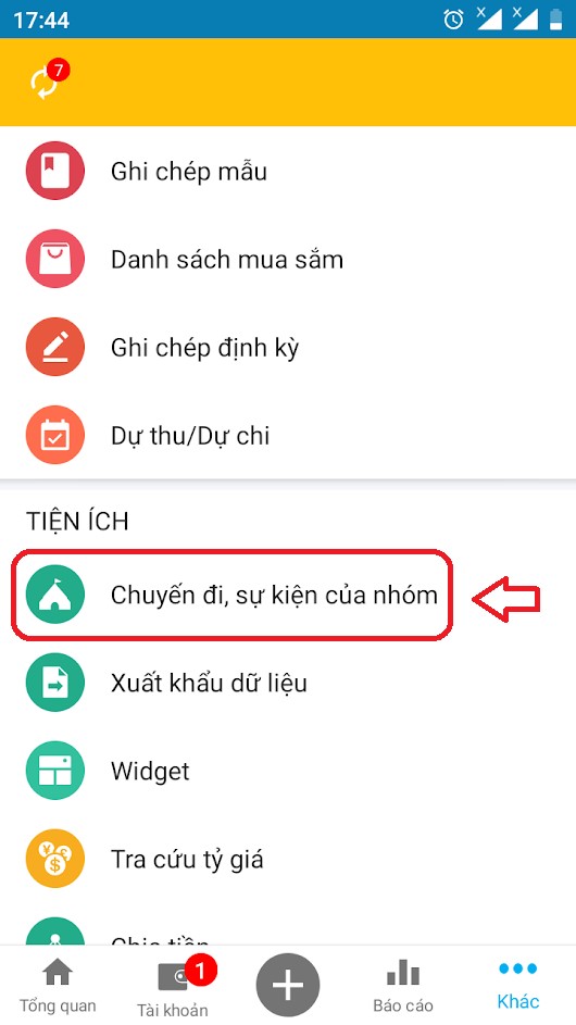 Giao diện ứng dụng theo dõi ngân sách đám cưới