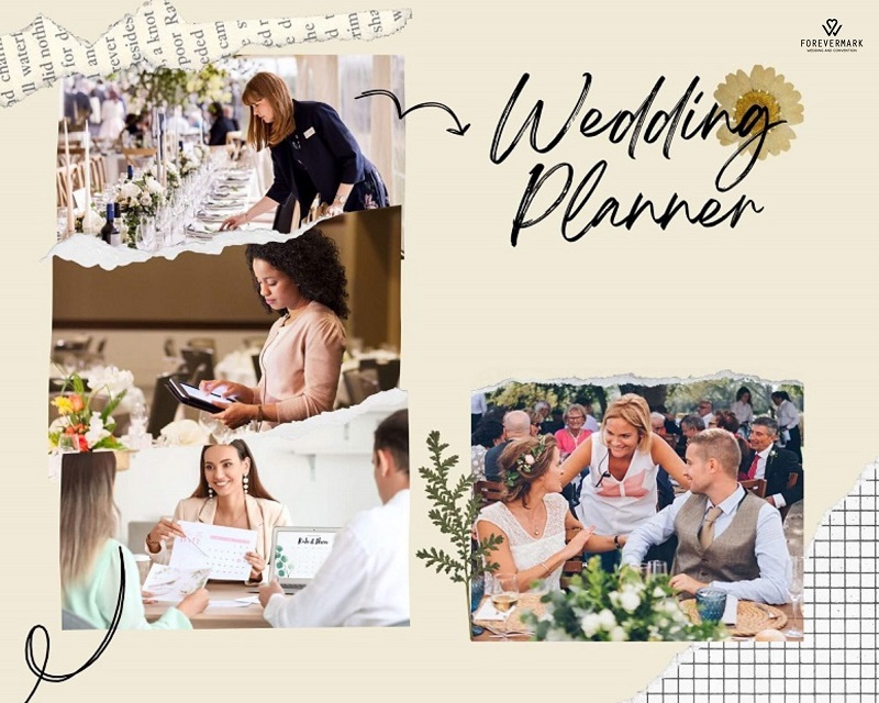 Wedding Planner làm việc với cặp đôi
