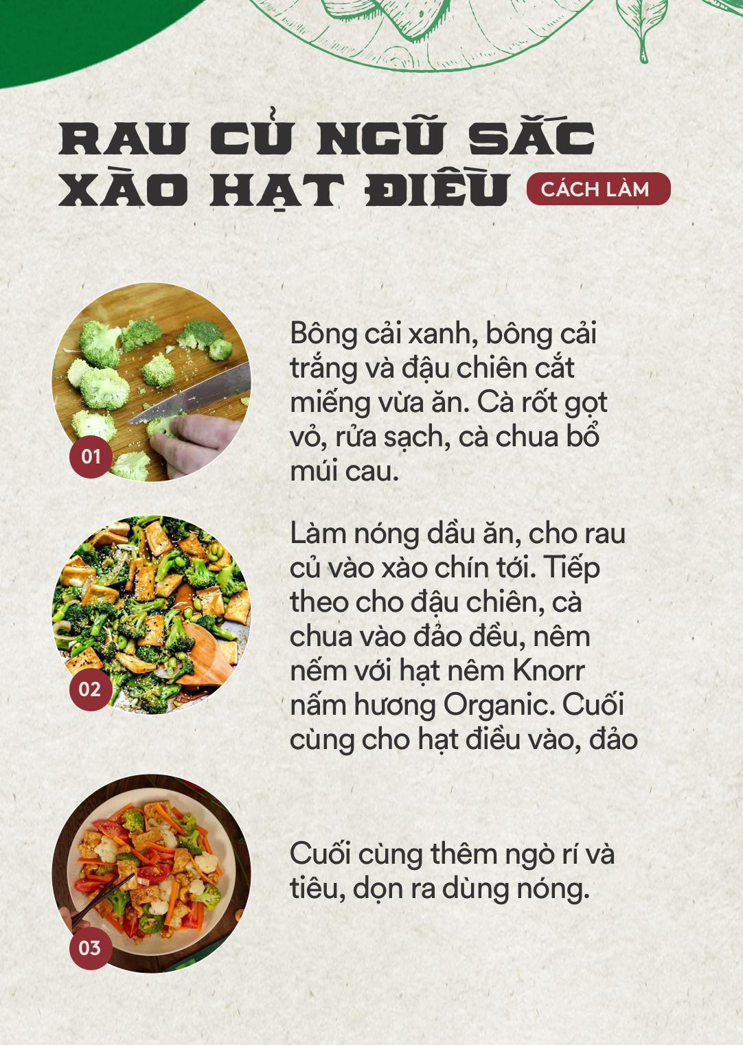 Đậu hũ non sốt nấm đông cô là món mặn hoàn hảo cho mâm cơm chay